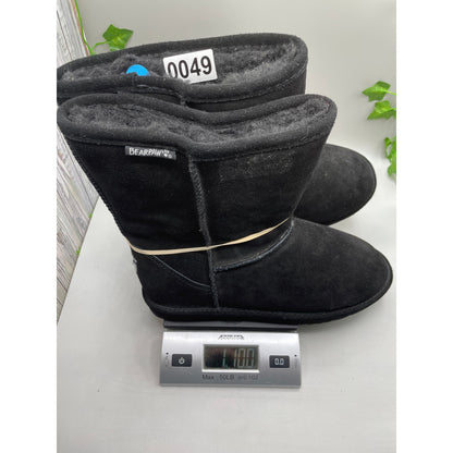 NEW Bearpaw Dorado Black Womans Winter Warm Boots 10