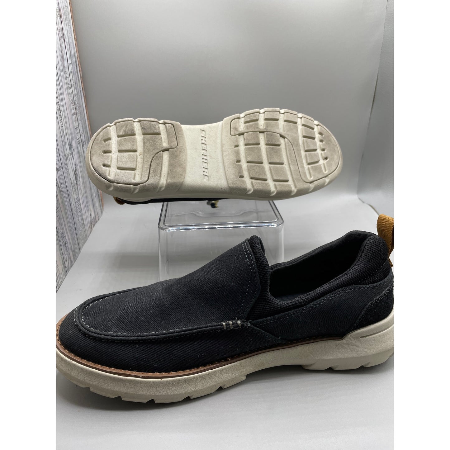 Skechers Memory Foam Slip On GoGaMat Mens Loafer Sneaker 11