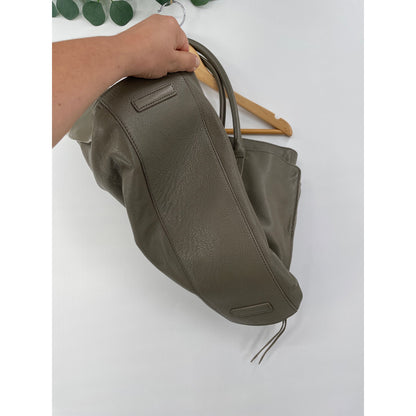 Tory Burch Taupe Tote Bag Side Zipper Pockets & Original Duster Bag *disclaimer