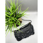 Hobo Vintage Black Patton Leather Boho Interior Lining Woman’s Purse