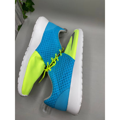 Nike Men's Roshe Run One FB Current Blue Lime 10