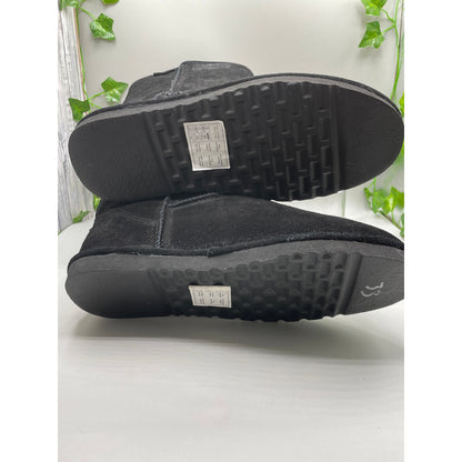 NEW Bearpaw Dorado Black Womans Winter Warm Boots 10