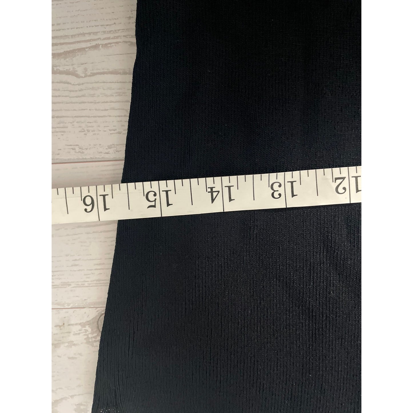 Women’s Vintage Black Stretchy Tank Fishnet Turtleneck M