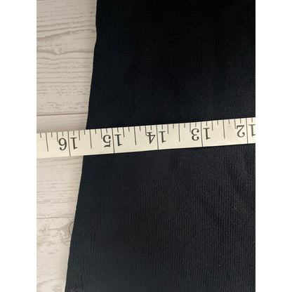 Women’s Vintage Black Stretchy Tank Fishnet Turtleneck M