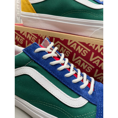 Vans Old Skool Yatch Club Men’s Sneakers Multi Color Blue Green Red Yellow 10