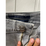 Women Stone Grey Hudson The Collins Denim Mid Rise Skinny Jeans Size 32