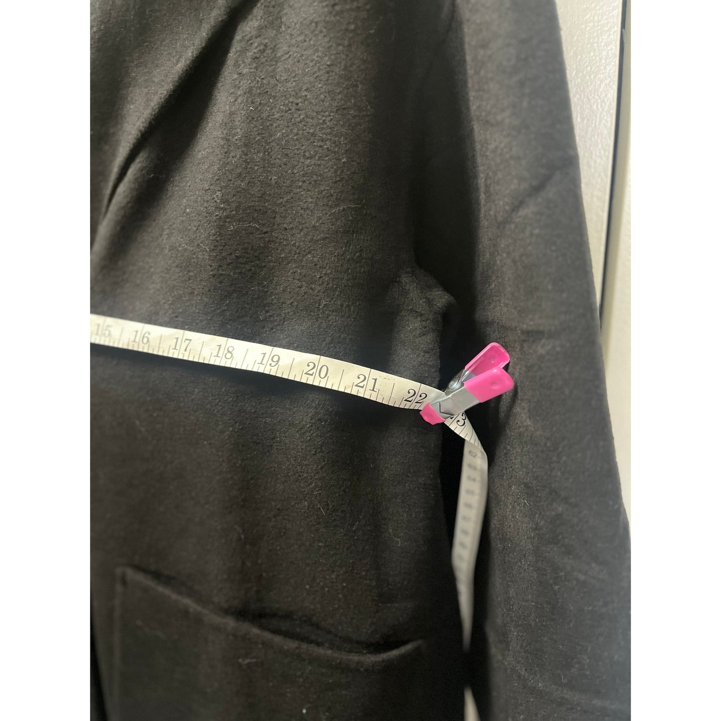 Belle & Bloom Walk This Way Women’s Black Wool Coat w/Hood Size Large MSRP $255.00