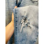 &DENIM Distressed Light Wash Woman Skinny Jeans Size 36