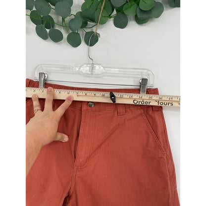 Carhartt Mens Terracotta Relaxed Fit Cargo Shorts Size 32