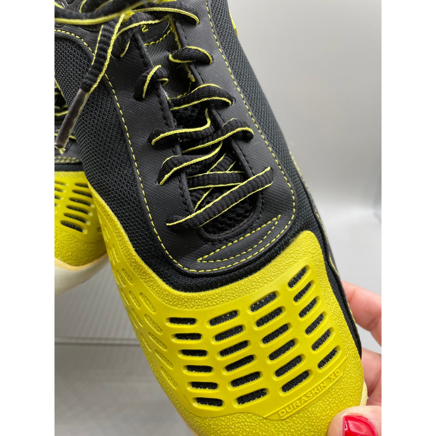 Prince Rebel 2 Black & Yellow Tennis Lace Up Mens Sneakers 11.5