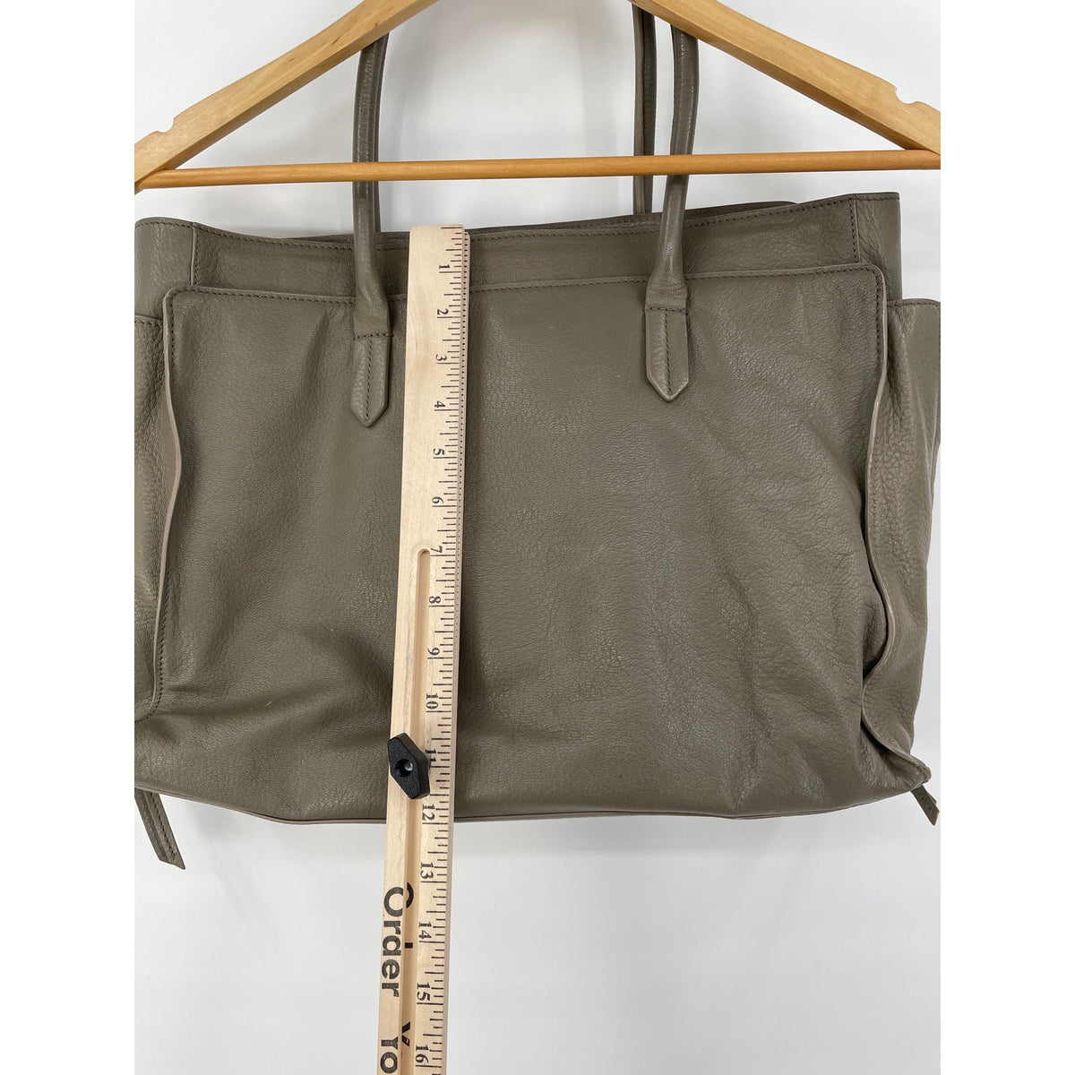 Tory Burch Taupe Tote Bag Side Zipper Pockets & Original Duster Bag *disclaimer