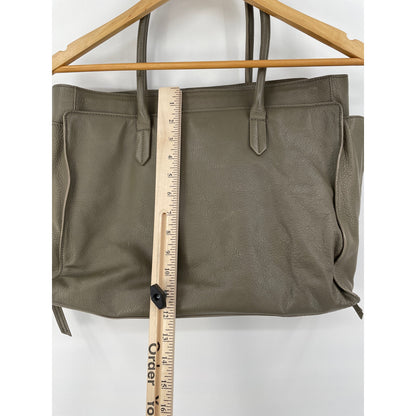 Tory Burch Taupe Tote Bag Side Zipper Pockets & Original Duster Bag *disclaimer