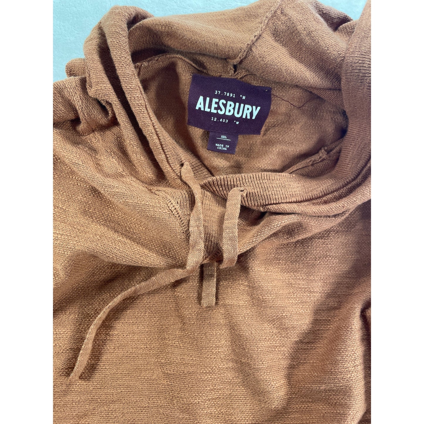 Alesbury Rust Brown Mens Hoodie Sweater XXL
