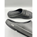 Oofos Black Unisex Slides - Womans SZ 12 | Mens SZ 10