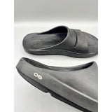 Oofos Black Unisex Slides - Womans SZ 12 | Mens SZ 10