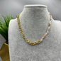 Natural Stone | 18k Gold Toggle Closure Necklace