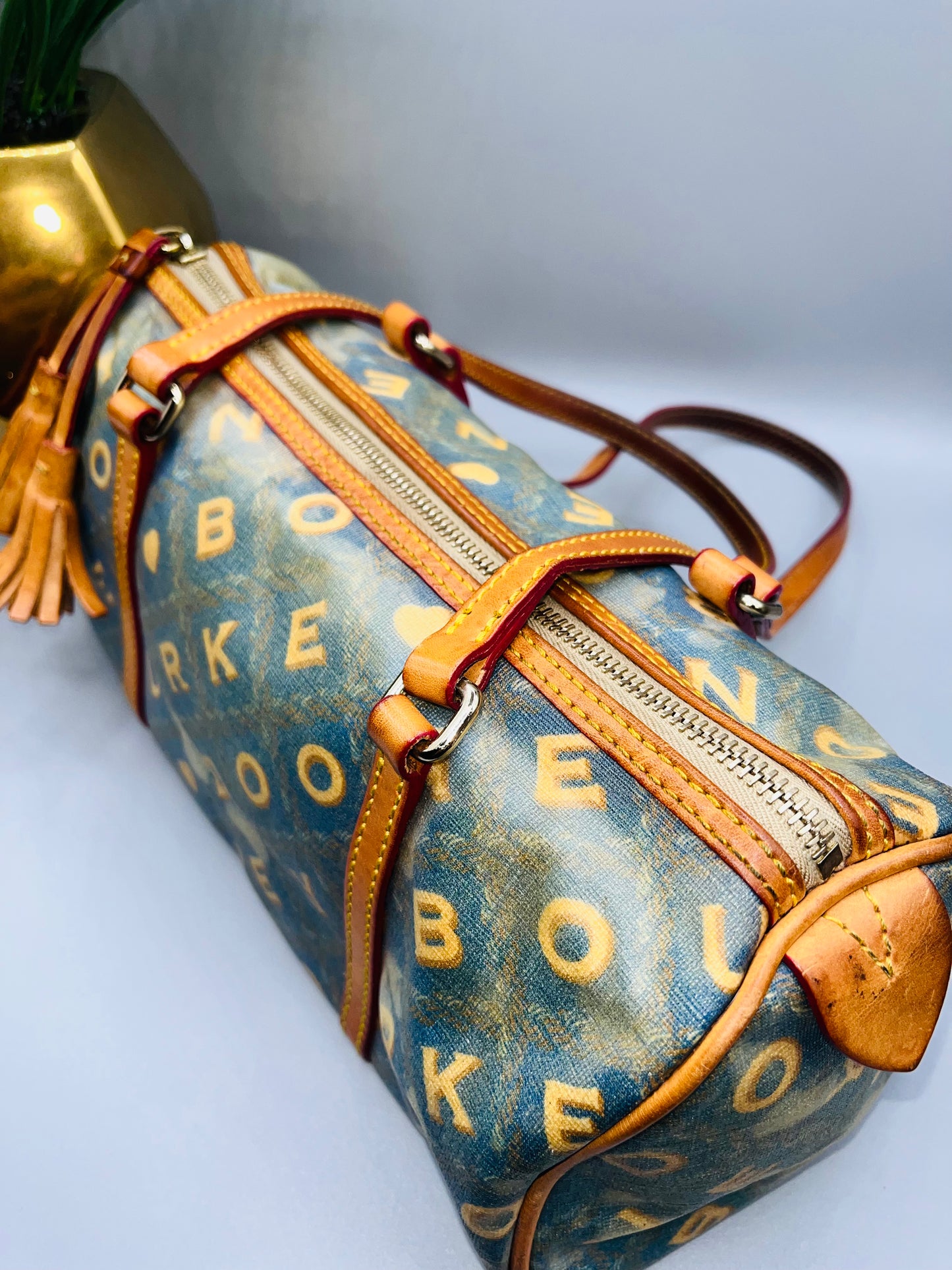 Vintage  Dooney & Bourke Mini Barrel Speedy Purse