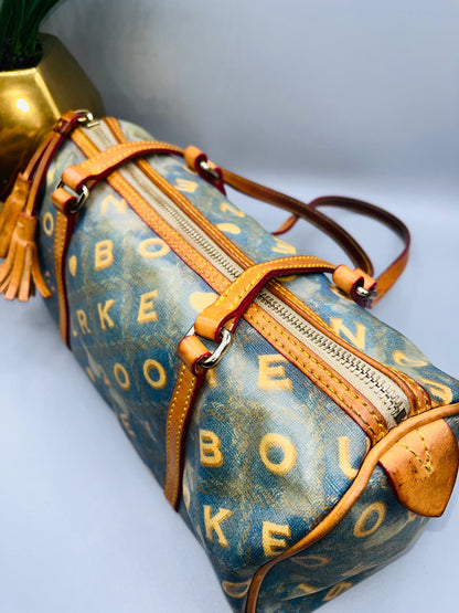 Vintage  Dooney & Bourke Mini Barrel Speedy Purse