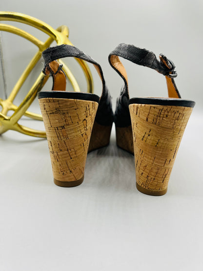 Coach Cork Wedges
