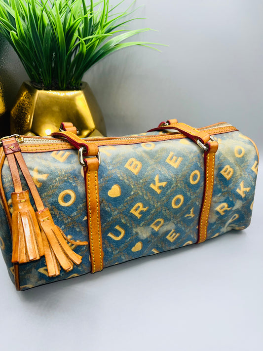Vintage  Dooney & Bourke Mini Barrel Speedy Purse