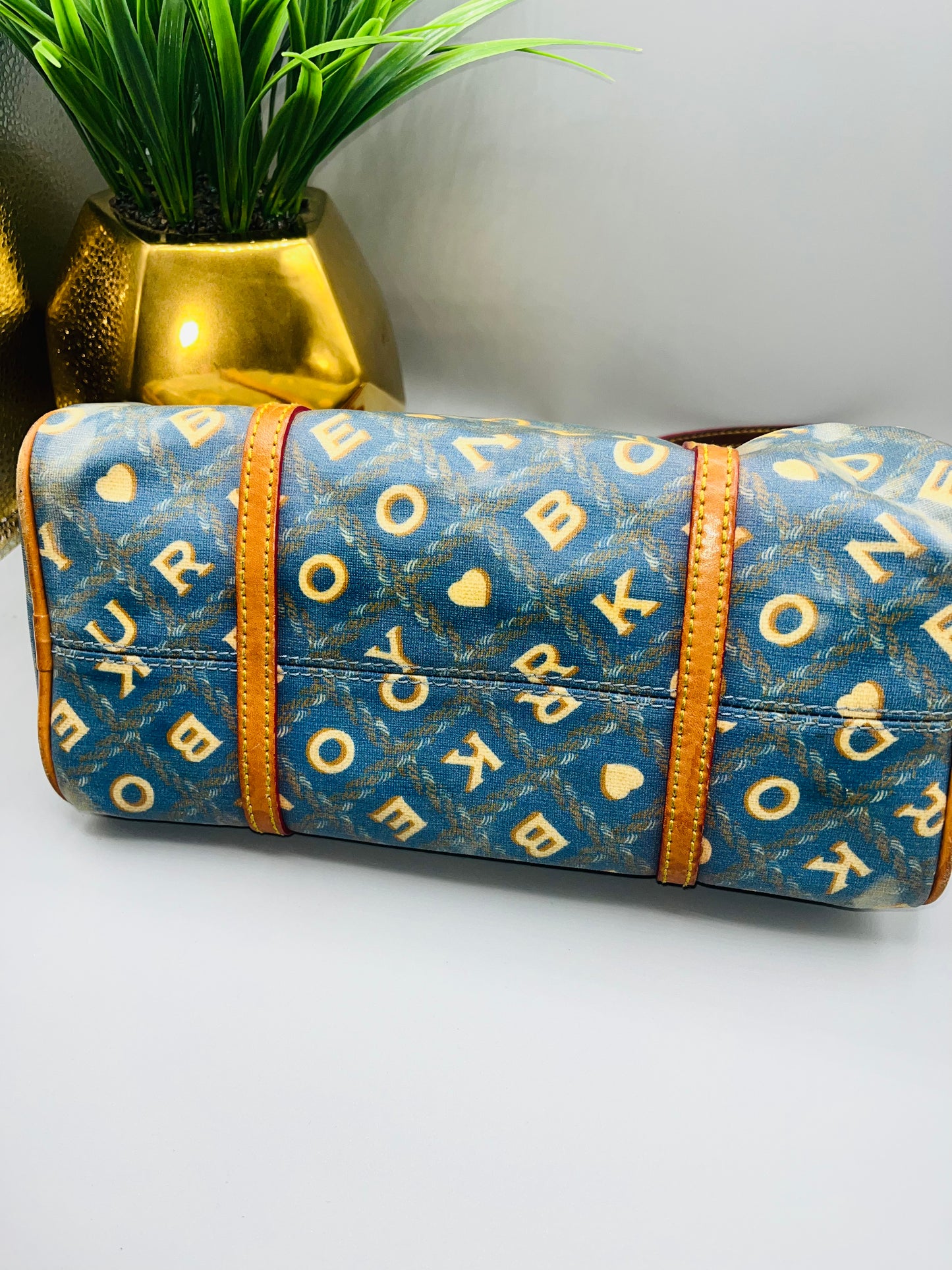 Vintage  Dooney & Bourke Mini Barrel Speedy Purse