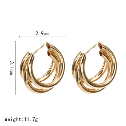 Tres Hoops | Earrings