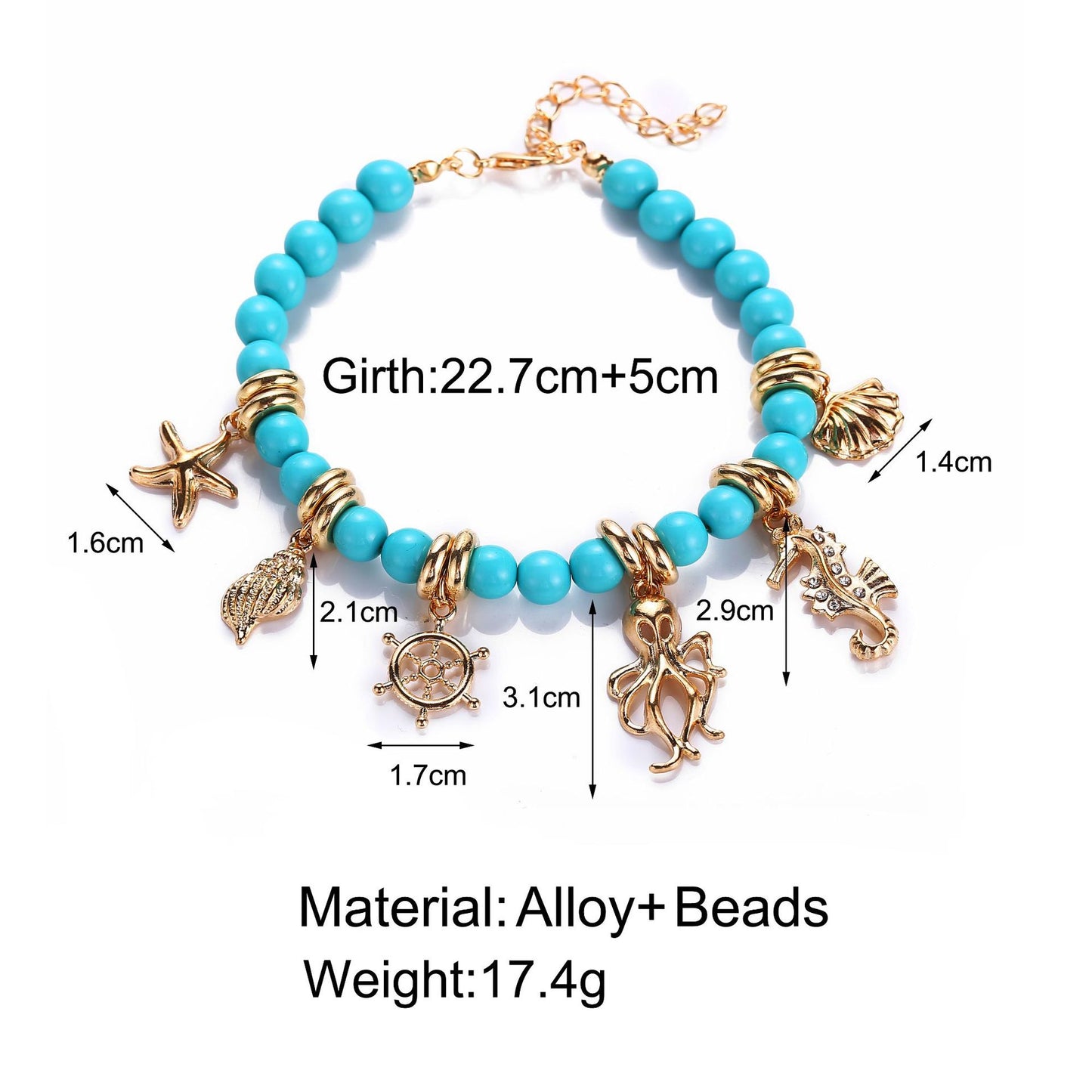 Nautical Breeze| Anklet