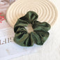 Evergreen | Soft Velvety Scrunchie