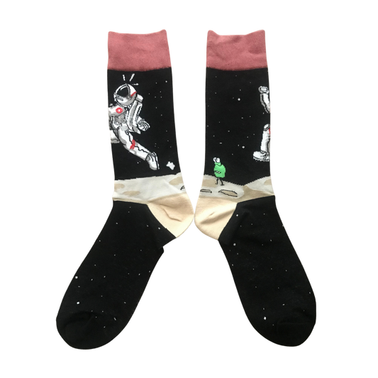 Man on the moon | Fun Socks