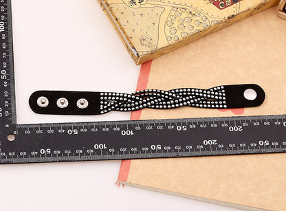 Rocker chic | Leather Snap on Bracelet