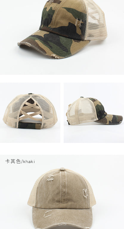 Distressed Pony Tail | Hat