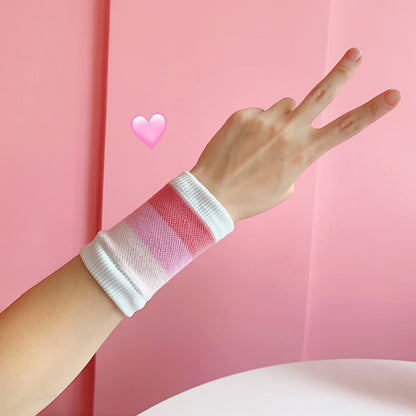 Pink | Wrist Sweatband Set