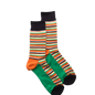 Orange Stripes | Fun Socks