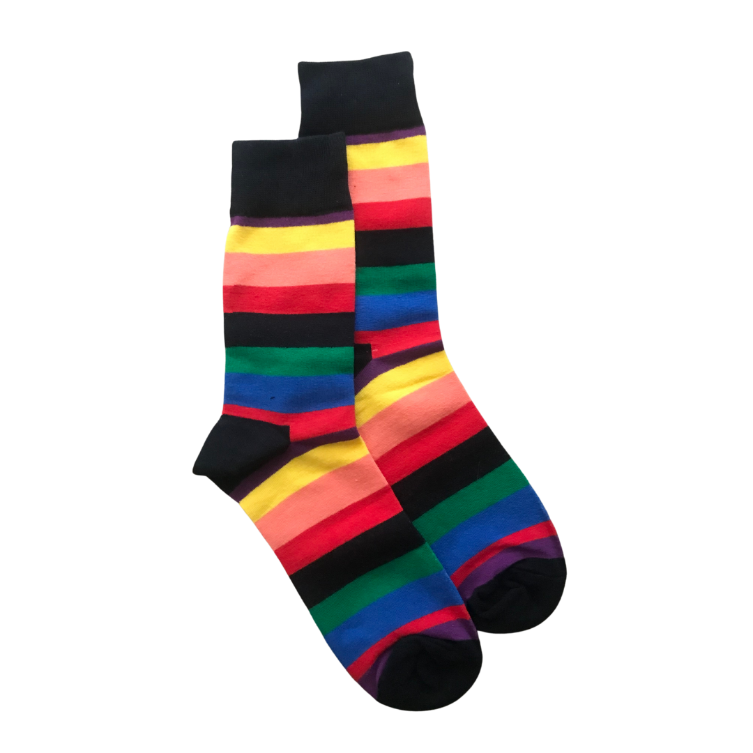 Rainbow Stripes | Fun Socks