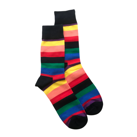 Rainbow Stripes | Fun Socks