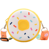 Yellow Sprinkle Donut | Cute Kids Purse