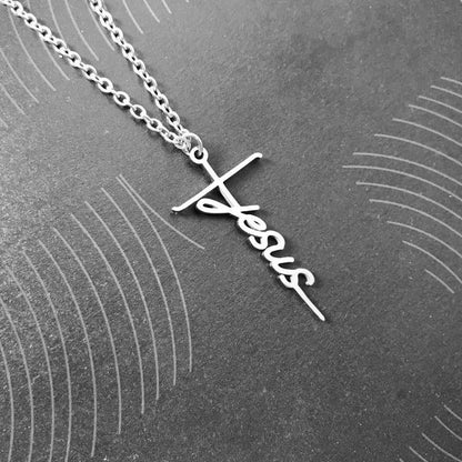 Jesus Cursive | Necklace