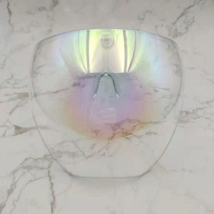 Face Shield- Transparent Iridecent