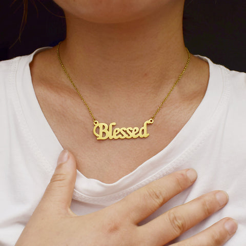 Blessed | Gold Necklace
