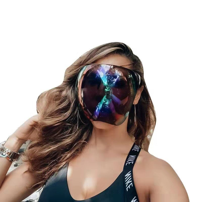 Face Shield- Dark Iridescent