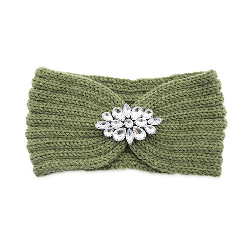 Sage Green | Knitted Winter Headband