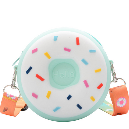 Teal Sprinkle Donut | Cute Kids Purse