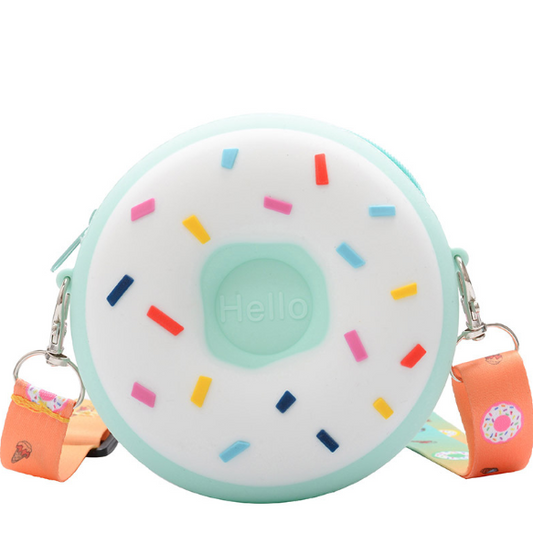 Teal Sprinkle Donut | Cute Kids Purse