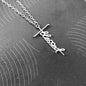 Cursive Blessed | Necklace