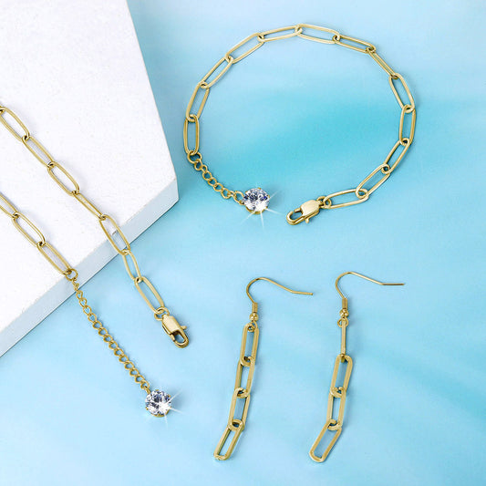 Crystal | Necklace | Earrings & Bracelet Set