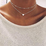 Lexie | Silver Choker Necklace