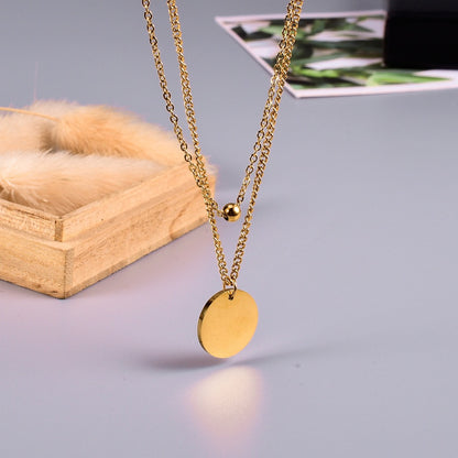 Gold Layered Pendant | Necklace
