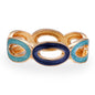Blue and Teal | Hinge Bracelet