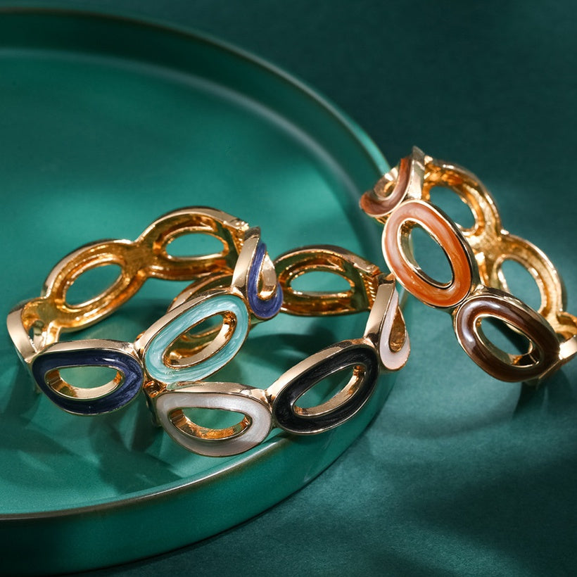 Blue and Teal | Hinge Bracelet