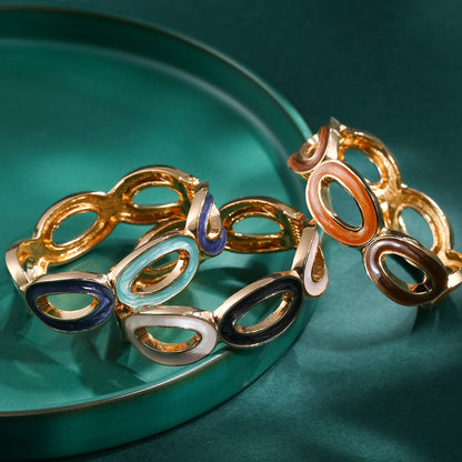 Blue and Teal | Hinge Bracelet